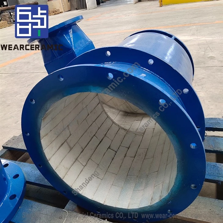 Wear Resistant Ceramic Lined Steel Pipe